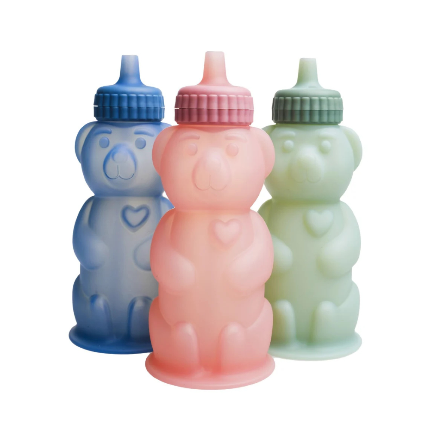 ΝΕΟ! Εκπαιδευτικό Ποτήρι TalkTools® Honey Bear Σιλικόνης, χρώμα Sage