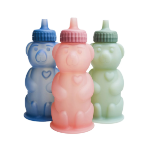 ΝΕΟ! Εκπαιδευτικό Ποτήρι TalkTools® Honey Bear Σιλικόνης, χρώμα Sage