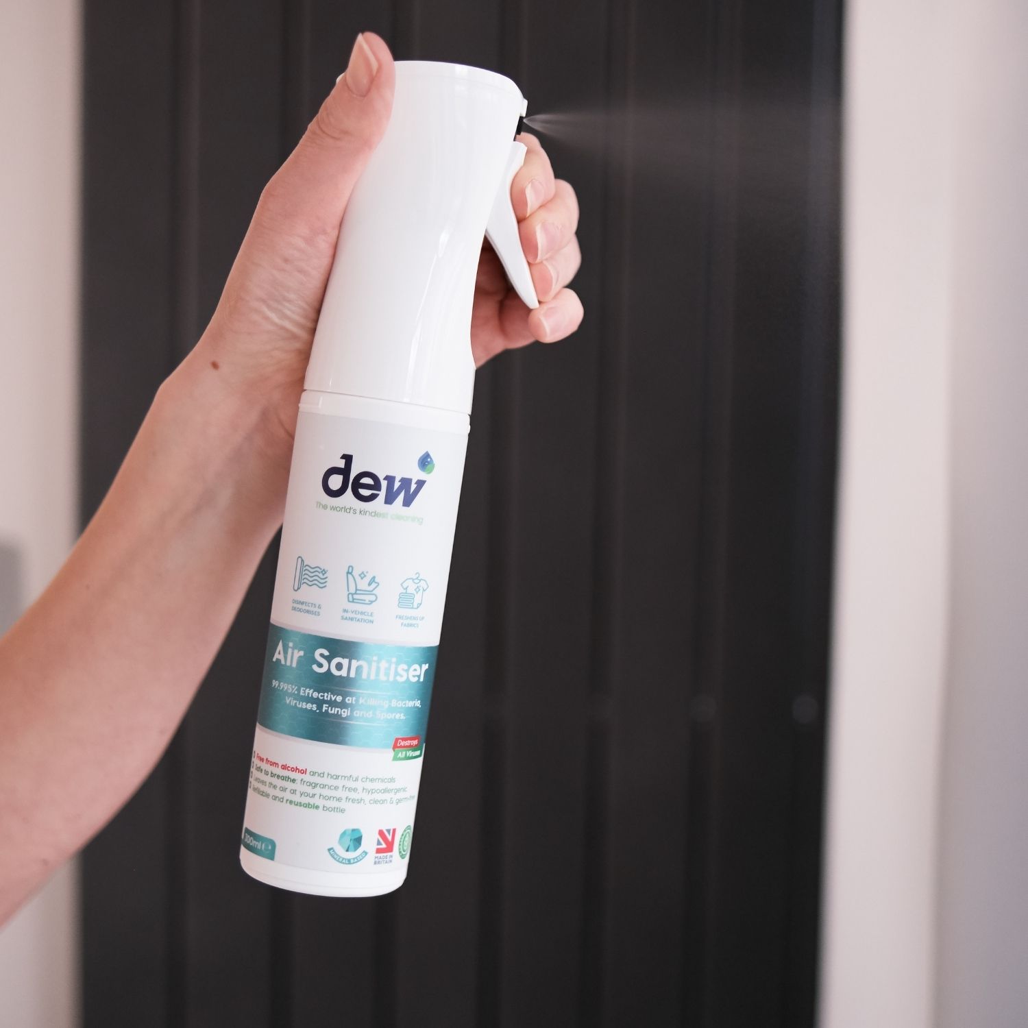 Dew Air, Αντισηπτικό Spray Χωρίς Τοξικά Χημικά (Atomiser), 300ml