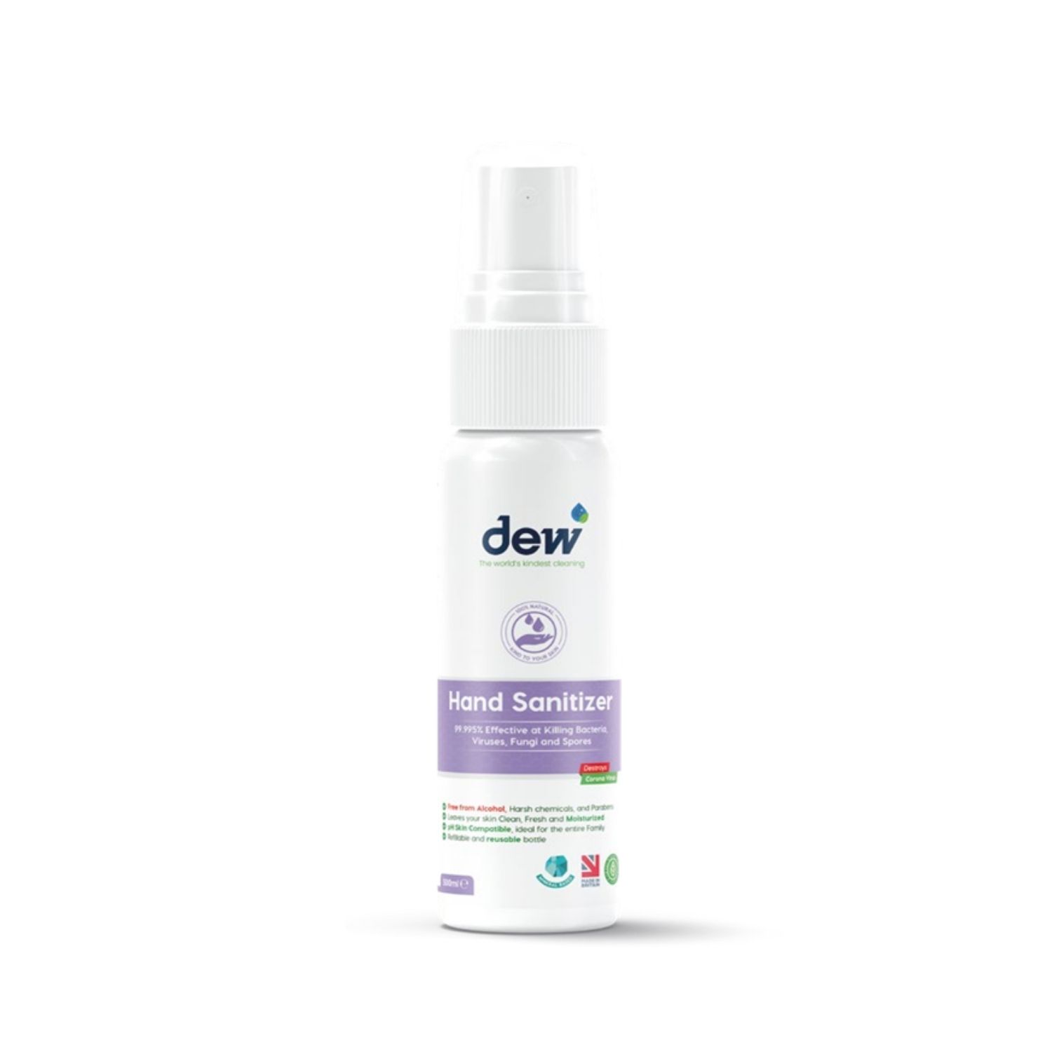 Dew Αντισηπτικό Χεριών, Χωρίς Τοξικά Χημικά, 65ml