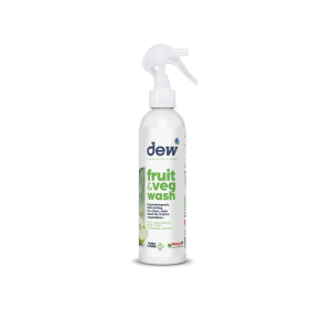 Dew Fruit & Veg Wash, Απολυμαντικό Καθαριστικό Spray Φρούτων και Λαχανικών, Χωρίς Τοξικά Χημικά, 250ml