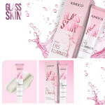 KIMOCO Glass Skin Κρέμα Ματιών για Ενυδάτωση και Λάμψη, 15 ml