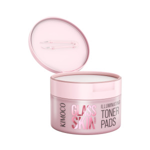 KIMOCO Glass Skin Toner Pads, Εμποτισμένα Δισκία με Νερό Ρυζιού, 60τμχ.