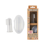 Jack n' Jill Οδοντόβουρτσα Δακτύλου Σιλικόνης, 2ΤΜΧ με Θήκη, Stage 1: 6-12 μηνών