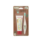 Jack n' Jill Σετ BIO Οδοντόβουρτσα + Φυσική Οδοντόκρεμα με γεύση Φράουλα