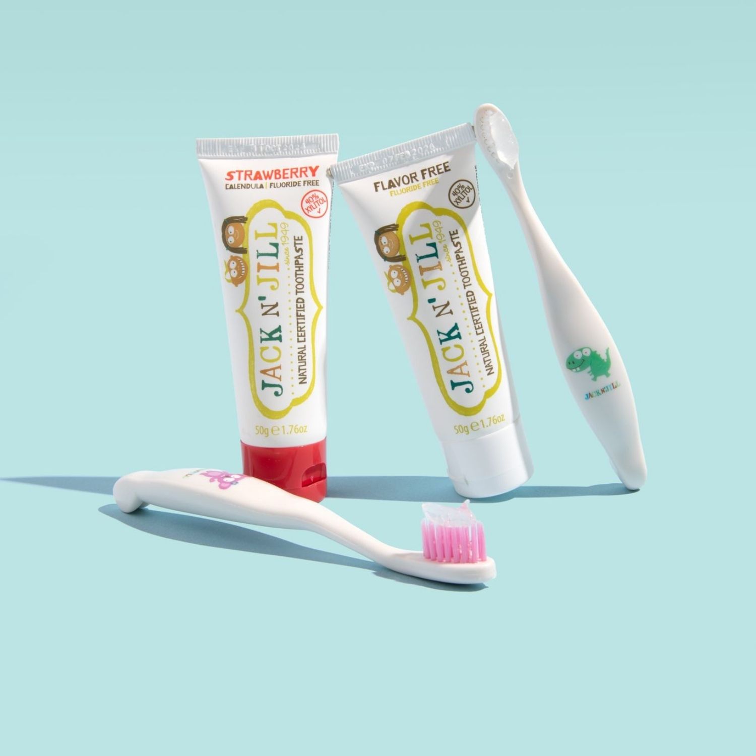 Jack n' Jill Φυσική Οδοντόκρεμα με γεύση Φράουλα, 50gr