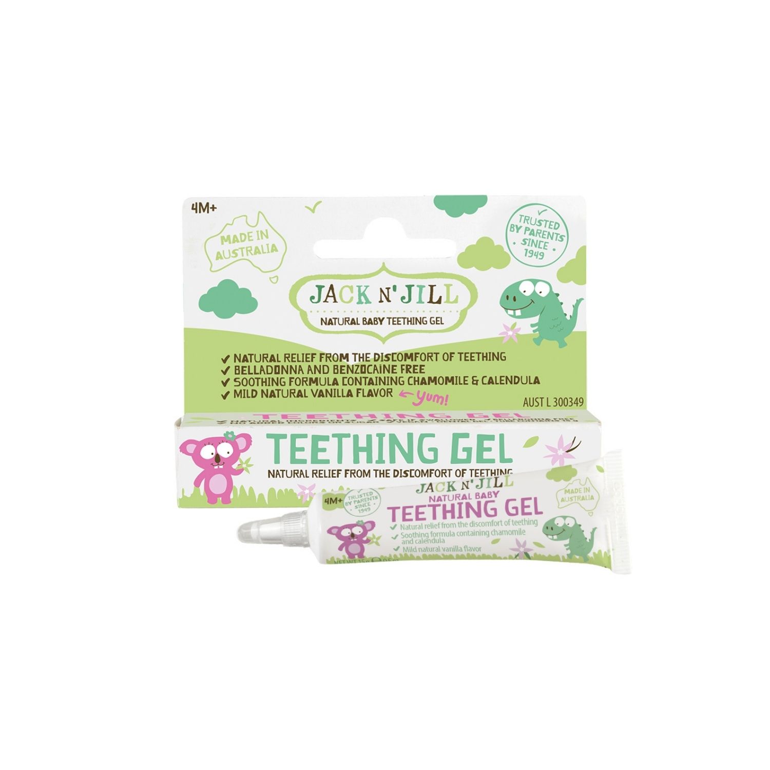 Jack n' Jill Baby Gum & Tooth Gel, Τζελ Ανακούφισης Ούλων