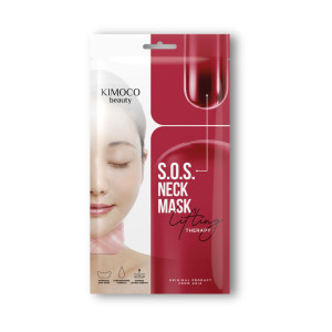 KIMOCO Beauty, S.O.S. Lifting Therapy, Μάσκα Hydrogel για τον λαιμό