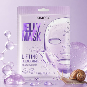 KIMOCO Korean Glass Skin Jelly Mask Μάσκα Προσώπου για Ανόρθωση και Αναγέννηση, 23ml