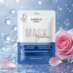 KIMOCO Korean Beauty-Ενυδατική Μάσκα Προσώπου με Υαλουρονικό και Άνθη Ρόδων Δαμασκού, 23ml