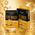 KIMOCO Korean Beauty-Μάσκα Ματιών για Σύσφιξη και Λάμψη με Κολλαγόνο και Κολλοειδή Χρυσό, 10τμχ