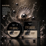 KIMOCO Korean Beauty-Μάσκα Ματιών  για Λάμψη και Λείανση με Εκχύλισμα Μαύρης Πέρλας, 60τμχ