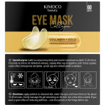 KIMOCO Beauty-Μάσκα Ματιών για Σύσφιξη και Λάμψη με Κολλαγόνο και Χρυσό, 60τμχ