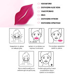 KIMOCO Beauty-Μάσκα Χειλιών για Σύσφιξη και Ενυδάτωση με Κολλαγόνο και Αλόη, 5τμχ