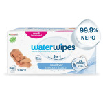 WaterWipes Sensitive+, Πακέτο Προσφοράς 9x60 Μαντηλάκια με 2 ΜΟΝΟ Συστατικά, 99.9% Νερό
