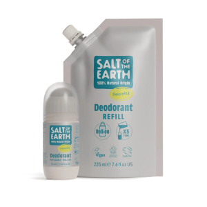 Salt of the Earth Vegan Αποσμητικό, Roll-On Refill, 225ml, Χωρίς Άρωμα