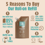 Salt of the Earth Vegan Αποσμητικό, Roll-On Refill, 225ml, Ginger & Jasmine