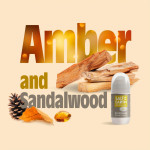 Salt of the Earth, Vegan Αποσμητικό, Επαναγεμιζόμενο Roll-On 75ml, Amber/Sandalwood