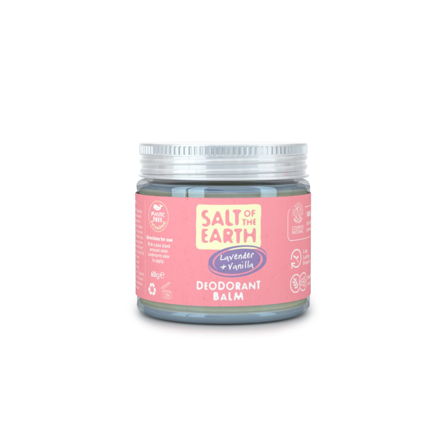 Salt of the Earth, Vegan Αποσμητικό, Balm 60ml, Lavender/Vanilla