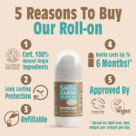 Salt of the Earth, Vegan Αποσμητικό, Επαναγεμιζόμενο Roll-On 75ml, Ginger/Jasmine