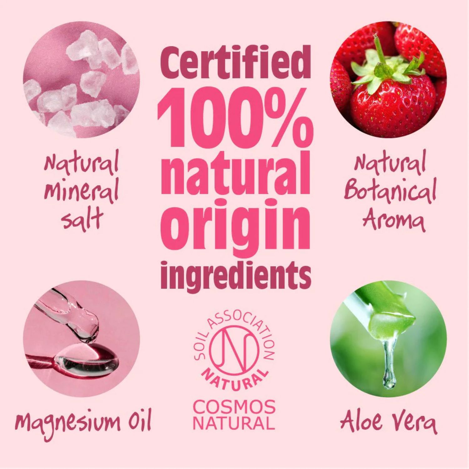 Salt of the Earth, Vegan Αποσμητικό, Spray 100ml, Fresh Strawberry
