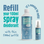 SaltoftheEarth Vegan Αποσμητικό, Spray Refill 500ml, Ocean/Coconut
