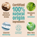Salt of the Earth, Vegan Αποσμητικό, Επαναγεμιζόμενο Spray 100ml, Ginger & Jasmine