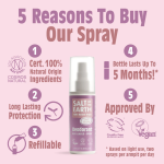 Salt of the Earth, Vegan Αποσμητικό, Επαναγεμιζόμενο Spray 100ml, Peony Blossom
