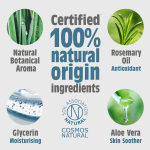 Salt of the Earth, Vegan Αποσμητικό, Επαναγεμιζόμενο Spray 100ml, Vetiver & Citrus