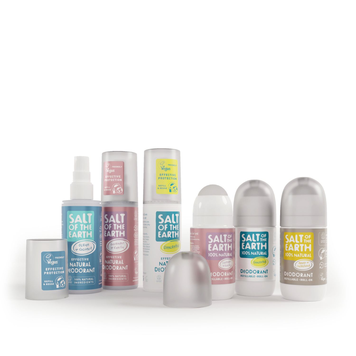 Salt of the Earth, Vegan Αποσμητικό, Spray 100ml, Amber/Sandalwood