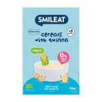 Smileat, Βρεφική Κρέμα Δημητριακών με Κινόα, Βιολογικής Προέλευσης, 200gr, Χωρίς Γλουτένη, 6μηνών +