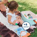 Smileat, Γρανίτες Smilado από 100% Βιολογικό Πολτό Φρούτων, Βερίκοκο και Μπανάνα, Πακέτο με 5 γρανίτες, 250 gr, Χωρίς Γλουτένη, 6 μηνών