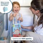 Smileat, Γρανίτες Smilado από 100% Βιολογικό Πολτό Φρούτων, Βερίκοκο και Μπανάνα, Πακέτο με 5 γρανίτες, 250 gr, Χωρίς Γλουτένη, 6 μηνών