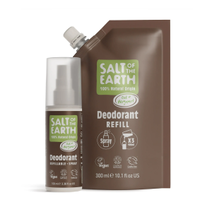 Salt of the Earth Vegan Αποσμητικό, Spray Refill, 300ml, Oud & Bergamot