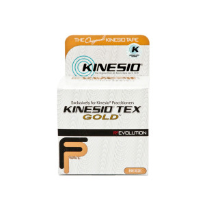 Αυθεντική Ταινία Kinesio® Tape FingerPrint Gold, Μπεζ