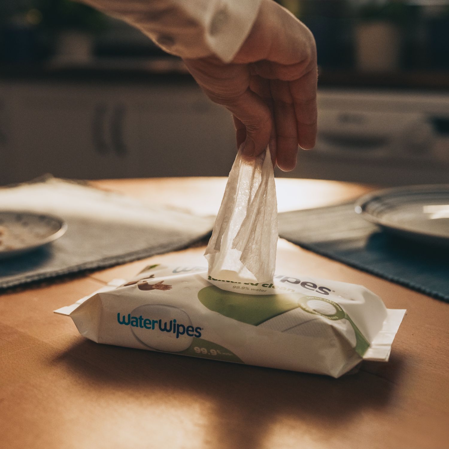 WaterWipes Textured Clean, 100% Plastic-free Άοσμα Μωρομάντηλα, 99.9% Νερό, Ηλικίες 0+, 540 Μαντηλάκια (9πακ/60τμχ), Soapberry με textured μαντηλάκι 