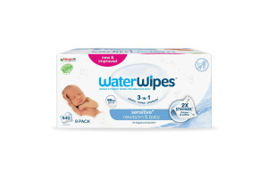 ΝΕΑ WaterWipes Sensitive+, Πακέτο Προσφοράς 9x60 Μαντηλάκια