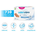 ΝΕΑ WaterWipes Sensitive+, Πακέτο Προσφοράς 12x60 Μαντηλάκια