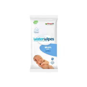 WaterWipes, 100% Plastic-free, Άοσμα Μωρομάντηλα, 99.9% Νερό, Ηλικίες 0+, 28 Μαντηλάκια