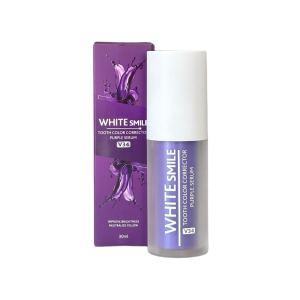 WHITESMILE V34 Purple Serum- Μωβ Διορθωτικός Ορός Λεύκανσης Δοντιών, 30ml 