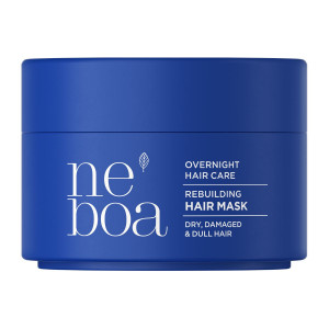Neboa, Mini Size, Overnight Hair Care-Μάσκα Επανόρθωσης Νυχτός για Ξηρά, Ταλαιπωρημένα και Θαμπά Μαλλιά, 50 ml