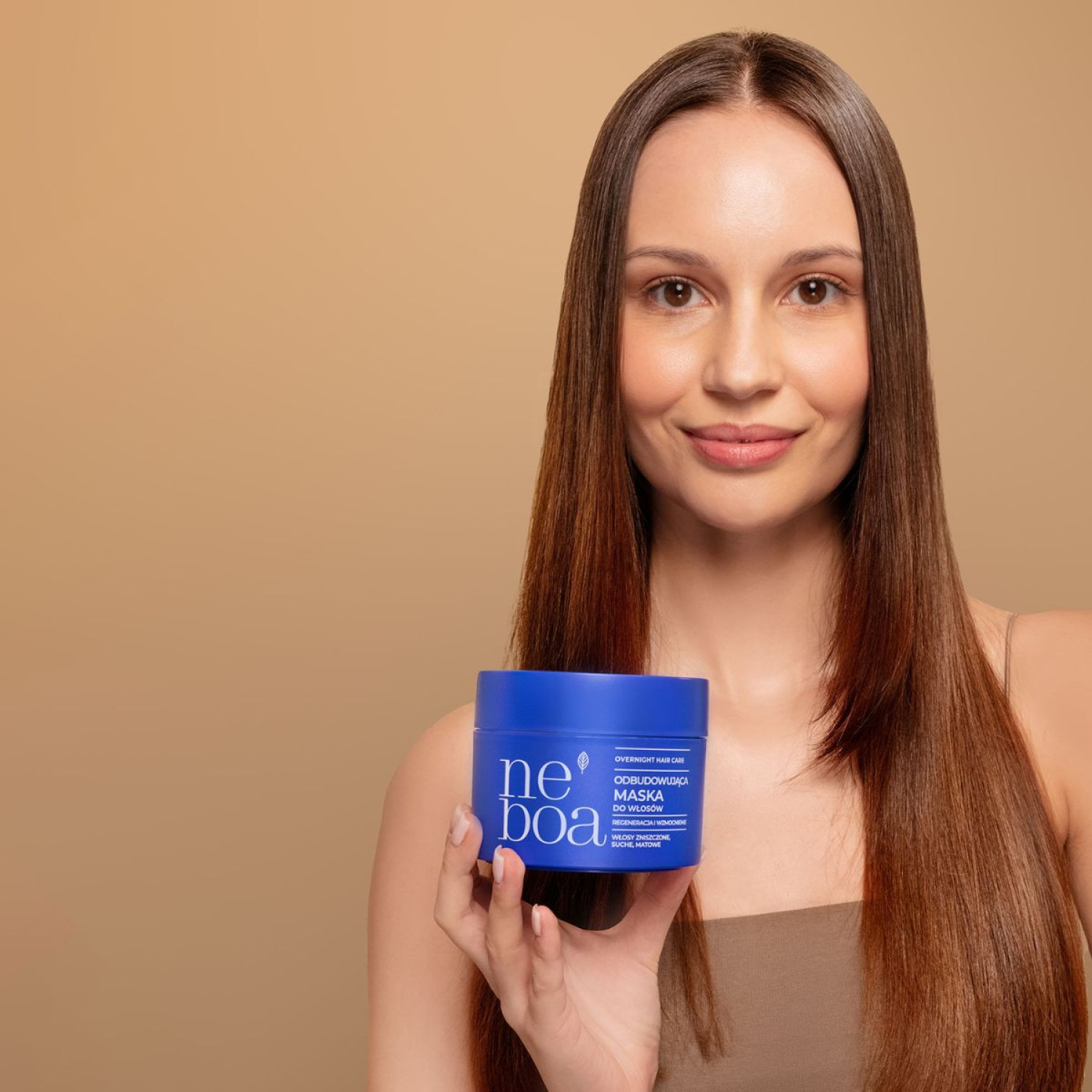 Neboa, Mini Size, Overnight Hair Care-Μάσκα Επανόρθωσης Νυχτός για Ξηρά, Ταλαιπωρημένα και Θαμπά Μαλλιά, 50 ml
