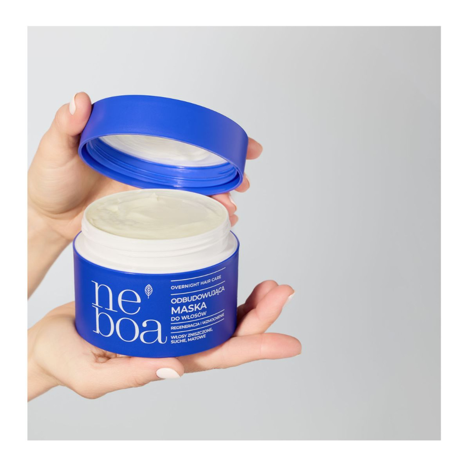 Neboa, Mini Size, Overnight Hair Care-Μάσκα Επανόρθωσης Νυχτός για Ξηρά, Ταλαιπωρημένα και Θαμπά Μαλλιά, 50 ml