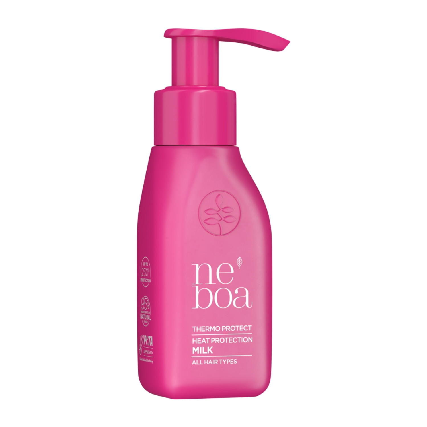 Neboa, Mini Size, Thermo Protect, Γαλάκτωμα Θερμοπροστασίας Μαλλιών, για όλους τους τύπους μαλλιών, 50 ml